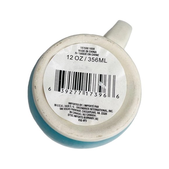 Royal Norfolk Ceramic Blue and White Coffee Mugs Set of 2 - Picture 7 of 8